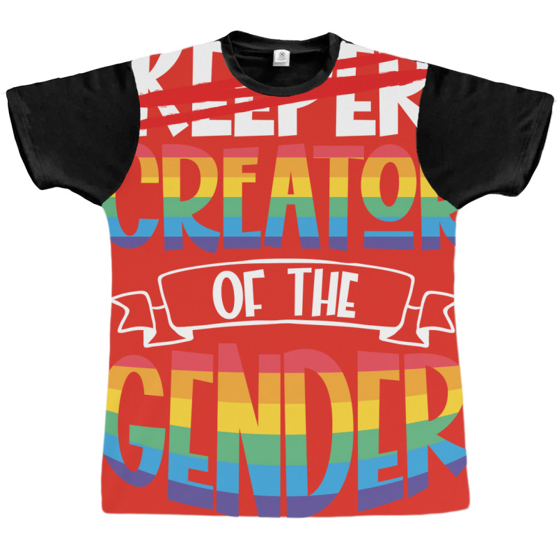 Lgbt Gay Pride Month Creator Of The Gender Boy Graphic T-shirt | Artistshot