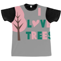 I Love Trees 70s (1) Graphic T-shirt | Artistshot