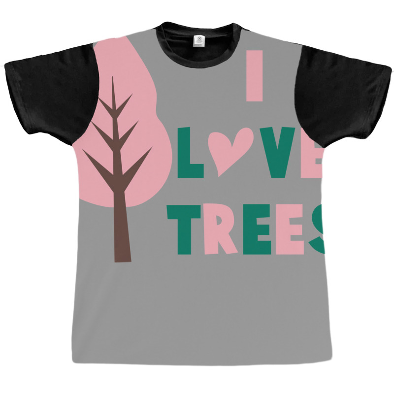 I Love Trees 70s (1) Graphic T-shirt | Artistshot