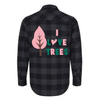 I Love Trees 70s (1) Flannel Shirt | Artistshot