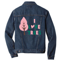 I Love Trees 70s (1) Men Denim Jacket | Artistshot