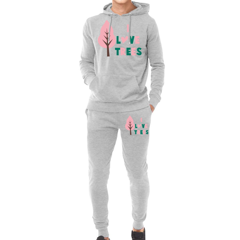 I Love Trees 70s (1) Hoodie & Jogger Set | Artistshot