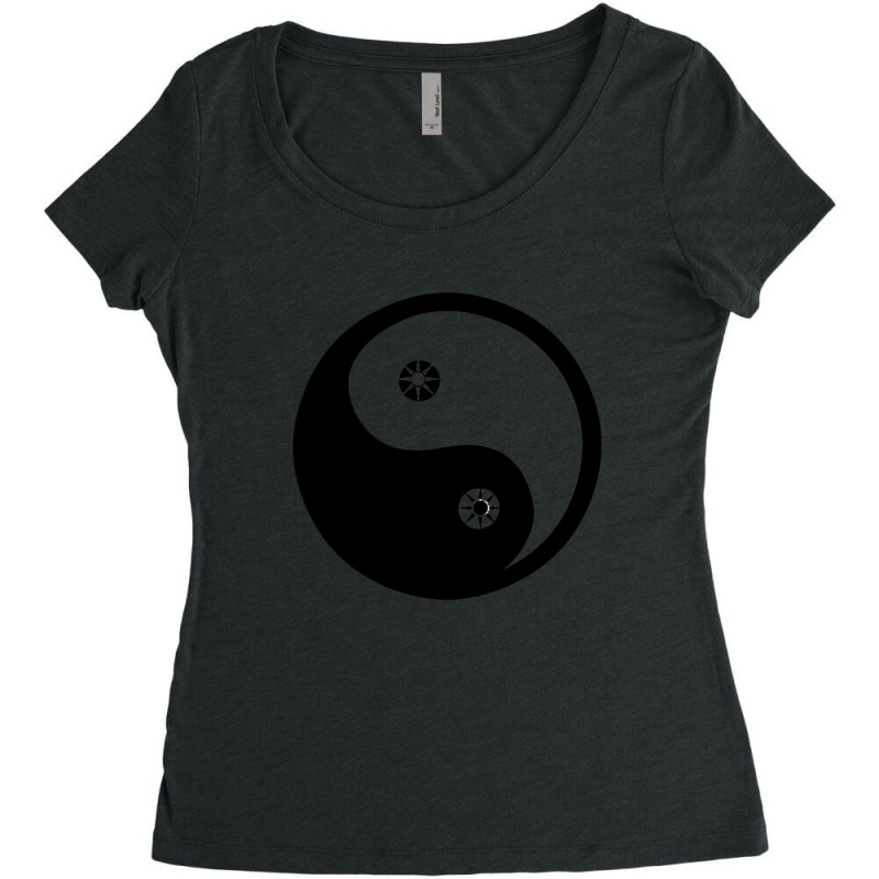 Ying Yang Pop Socket 1 Women's Triblend Scoop T-shirt by JOSERICARDOTORRES | Artistshot