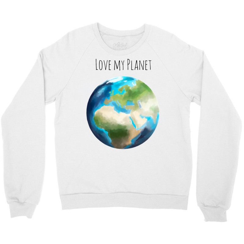 Love Planet Cute (1) (1) Crewneck Sweatshirt | Artistshot