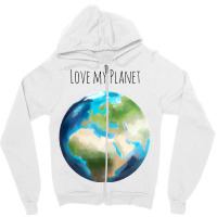 Love Planet Cute (1) (1) Zipper Hoodie | Artistshot