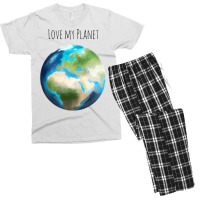 Love Planet Cute (1) (1) Men's T-shirt Pajama Set | Artistshot