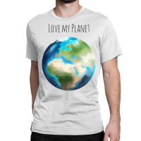 Love Planet Cute (1) (1) Classic T-shirt | Artistshot