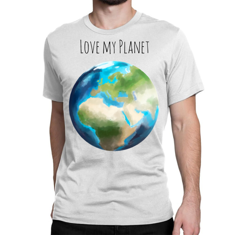 Love Planet Cute (1) (1) Classic T-shirt | Artistshot