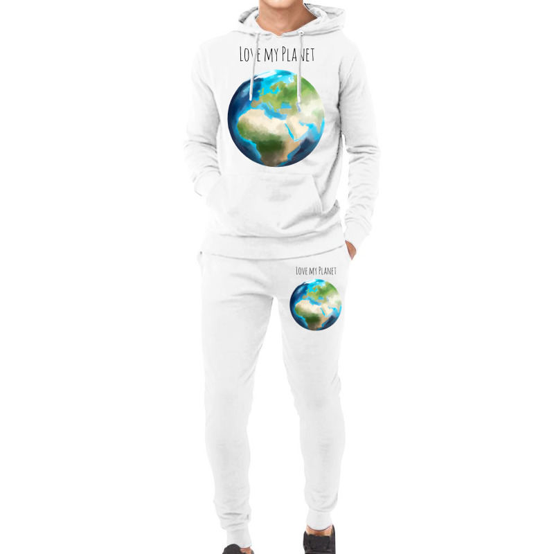 Love Planet Cute (1) (1) Hoodie & Jogger Set | Artistshot