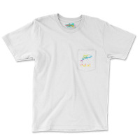 Protect Tie Dye Great White Shark Blue (1) Pocket T-shirt | Artistshot