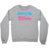 Western Gender Reveal Quote For A Country Family H Crewneck Sweatshirt | Artistshot