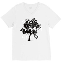 Save Planet Earth Quote (1) (1) V-neck Tee | Artistshot