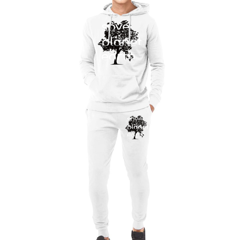 Save Planet Earth Quote (1) (1) Hoodie & Jogger Set | Artistshot