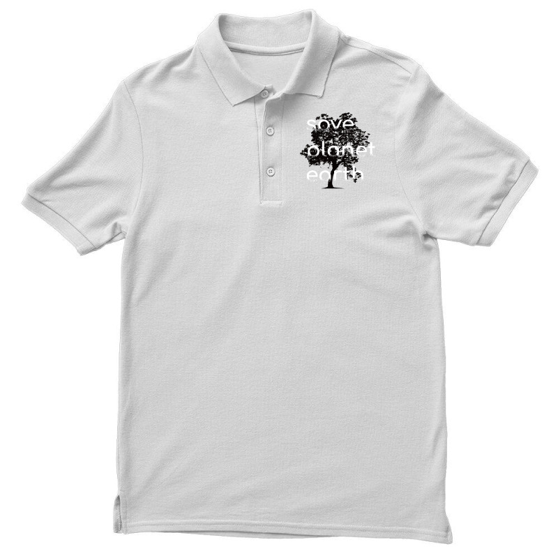 Save Planet Earth Quote (1) (1) Men's Polo Shirt | Artistshot