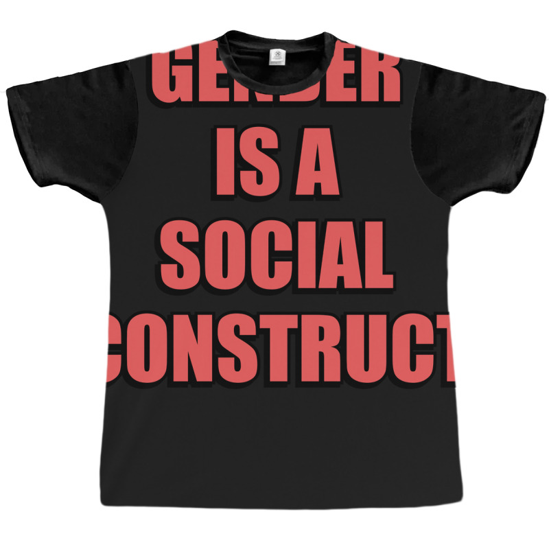 Gender Is A Social Construct Retro Music Graphic T-shirt | Artistshot