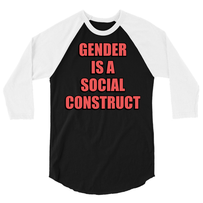 Gender Is A Social Construct Retro Music 3/4 Sleeve Shirt | Artistshot