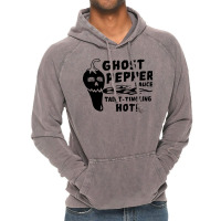 Ghost Pepper Sauce Quote Vintage Hoodie | Artistshot