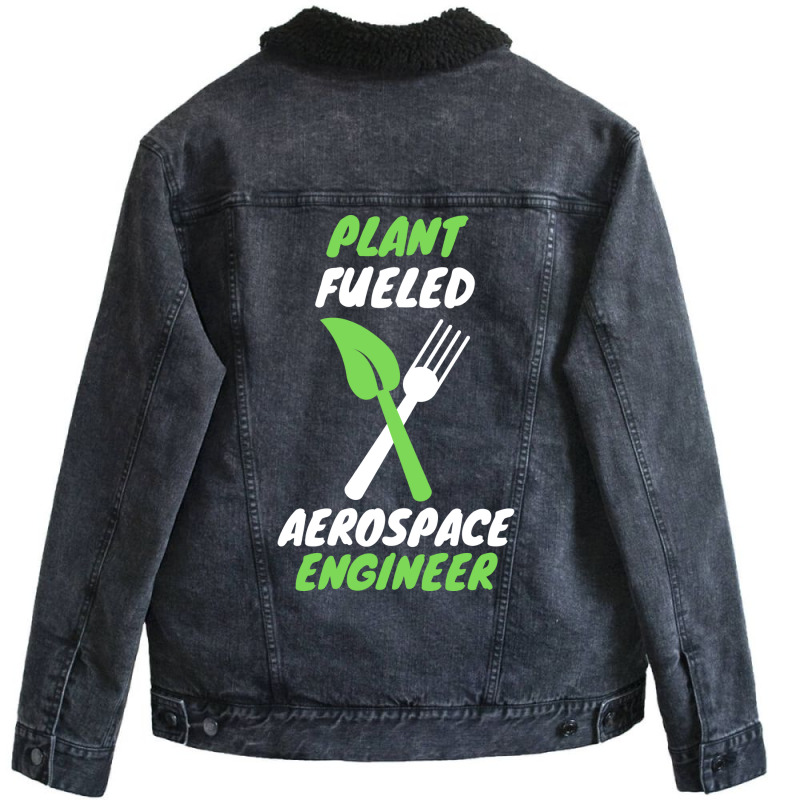 Plant Fueled Aerospace Engineer Summer (1) (1) Unisex Sherpa-lined Denim Jacket | Artistshot