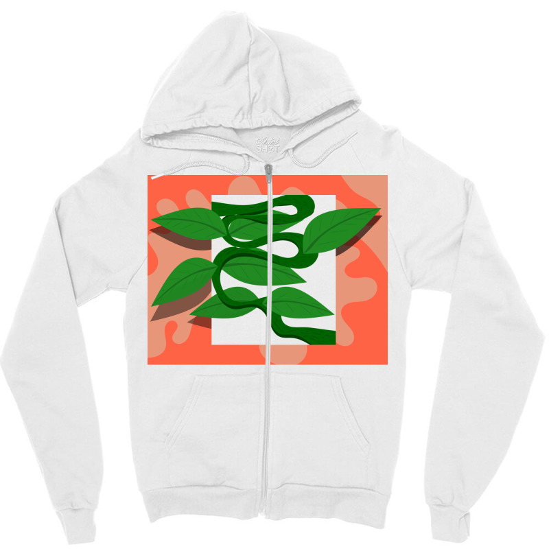 Plant Wall Summer (1) (1) Zipper Hoodie | Artistshot