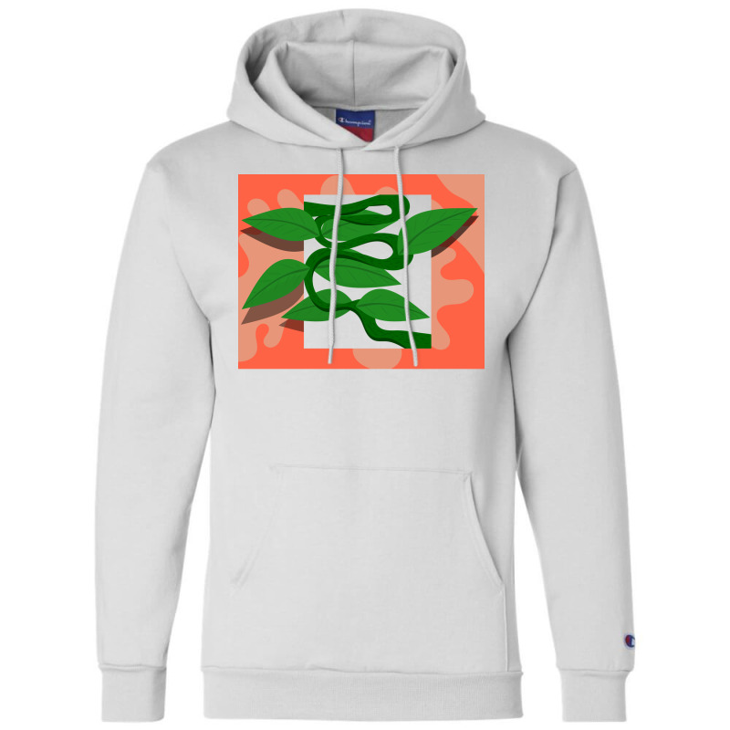 Plant Wall Summer (1) (1) Champion Hoodie | Artistshot