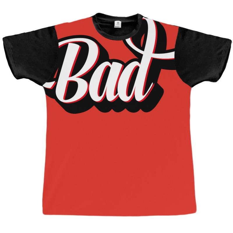 Bad Cursive Letter Artwork Girl Graphic T-shirt by deoniravihuy | Artistshot