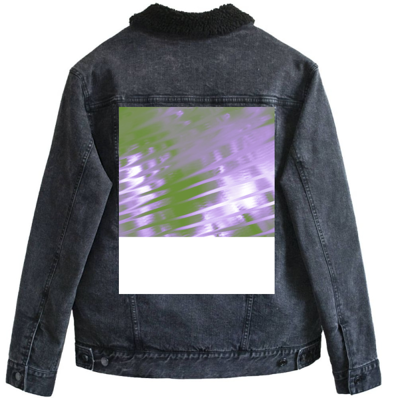 Genderqueer Pride Crosshatchsmudged Paint Vintage Unisex Sherpa-lined Denim Jacket | Artistshot