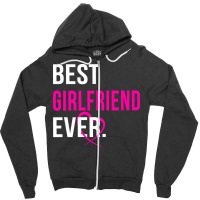 Best Girlfriend Ever Boy Zipper Hoodie | Artistshot