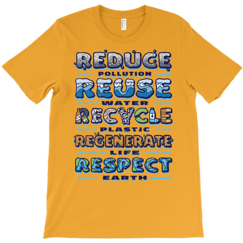 Reduce Reuse Recycle Aesthetic (1) (1) T-shirt | Artistshot