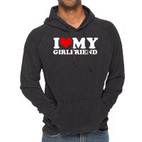 I Love My Girlfriend Hipster Cute Vintage Hoodie | Artistshot