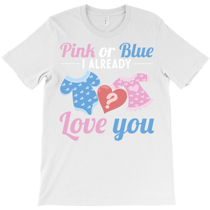 Pink Or Blue Party Ba Red T-shirt | Artistshot