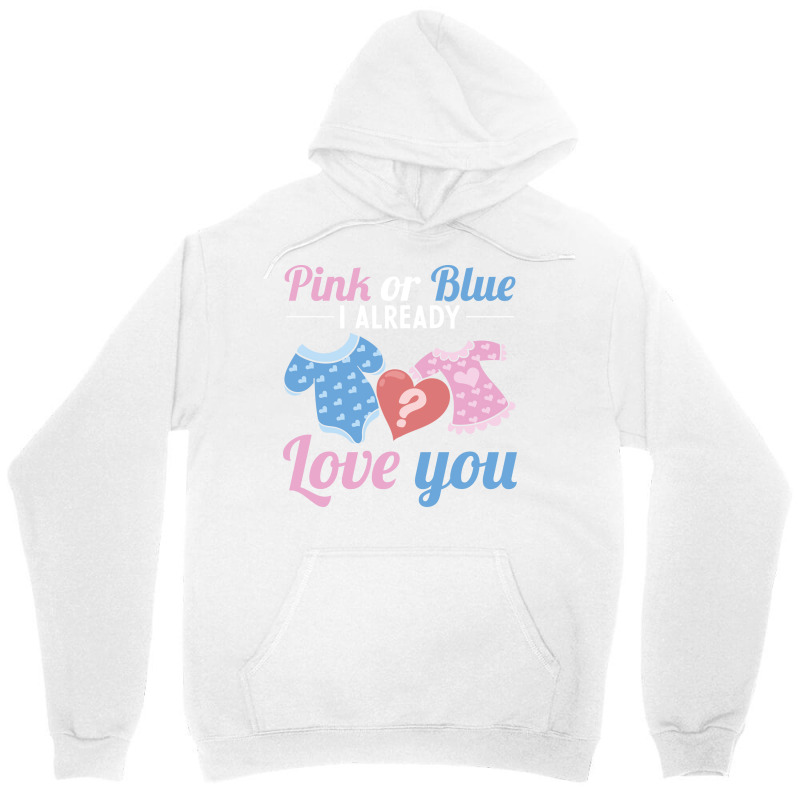 Pink Or Blue Party Ba Red Unisex Hoodie | Artistshot