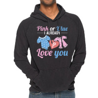 Pink Or Blue Party Ba Red Vintage Hoodie | Artistshot