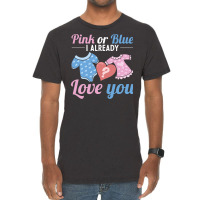 Pink Or Blue Party Ba Red Vintage T-shirt | Artistshot