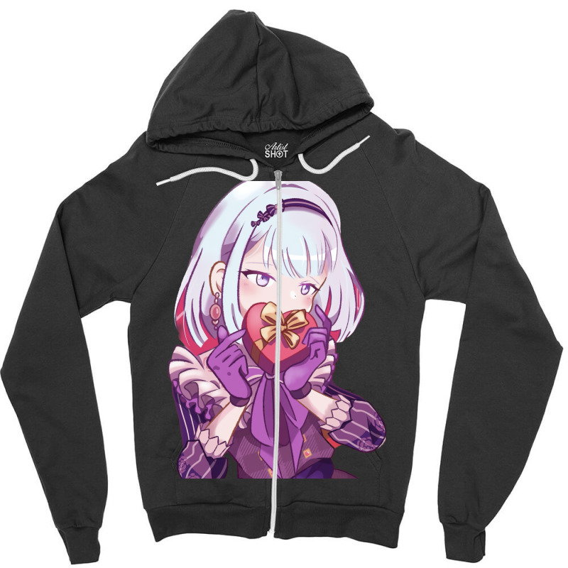 Love U Valentine Anime Travel Zipper Hoodie by deoniravihuy | Artistshot