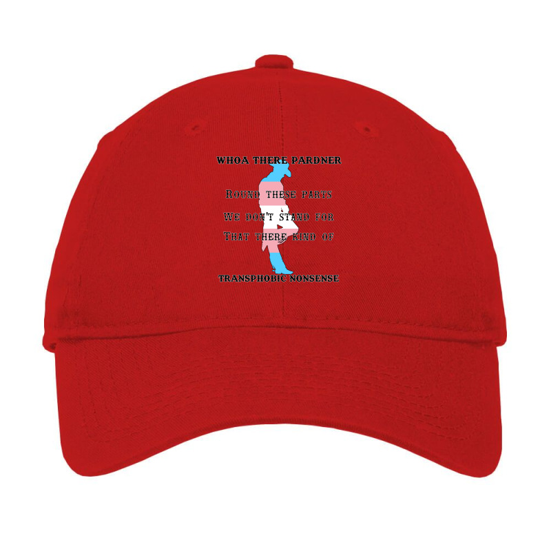 Trans Ally Cowboy Funny Adjustable Cap by tusuppelekc | Artistshot