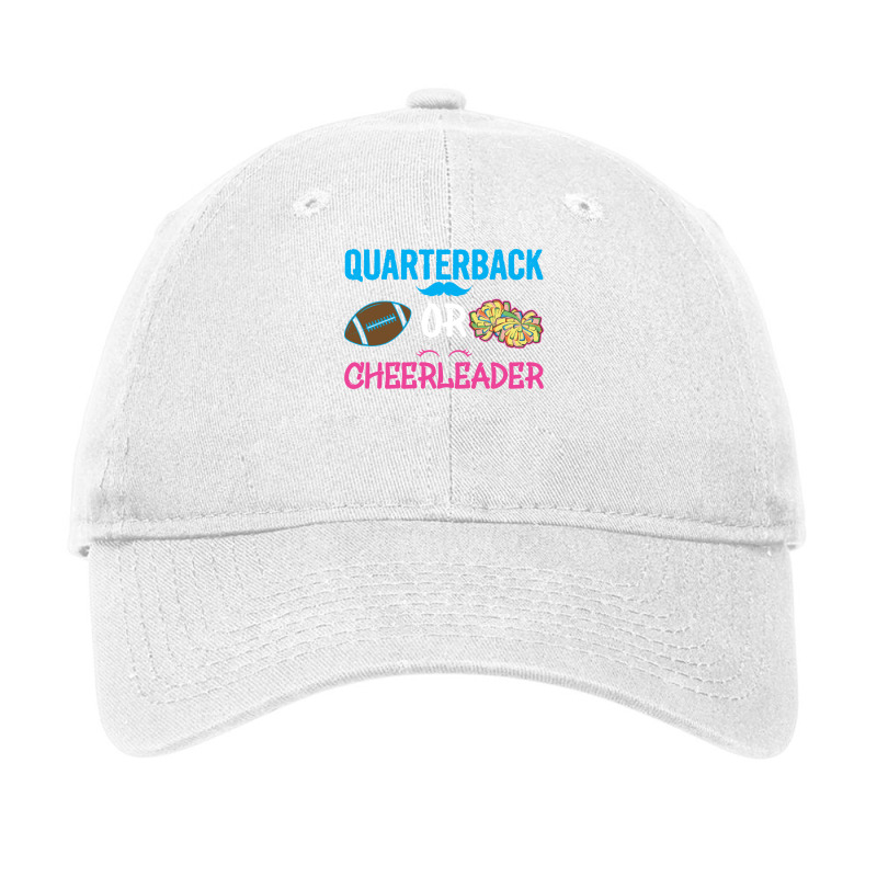 Gender Reveal Family Design For A Football Fan Coo Adjustable Cap by algouddodyd | Artistshot