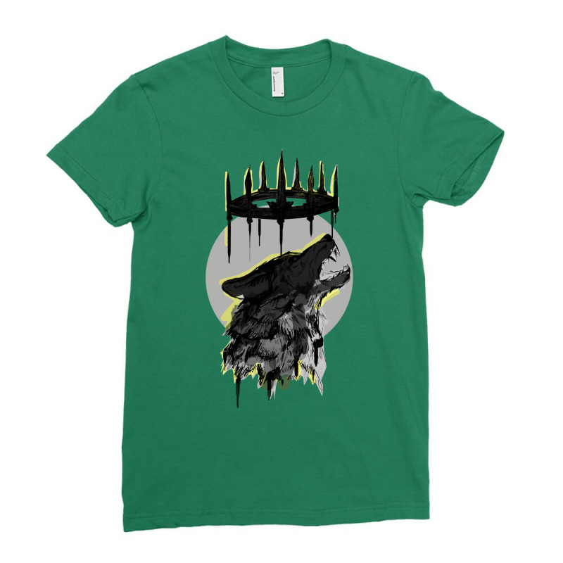 King   Wolf Ladies Fitted T-Shirt by bentoennaimq | Artistshot