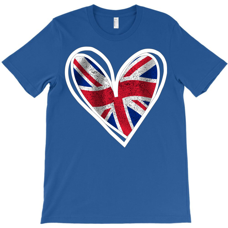 United Kingdom In My Heart Cute Design Gift For Lo T-Shirt by deoniravihuy | Artistshot