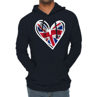 United Kingdom In My Heart Cute Design Gift For Lo Lightweight Hoodie | Artistshot