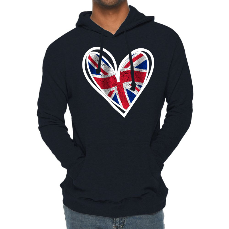 United Kingdom In My Heart Cute Design Gift For Lo Lightweight Hoodie by deoniravihuy | Artistshot