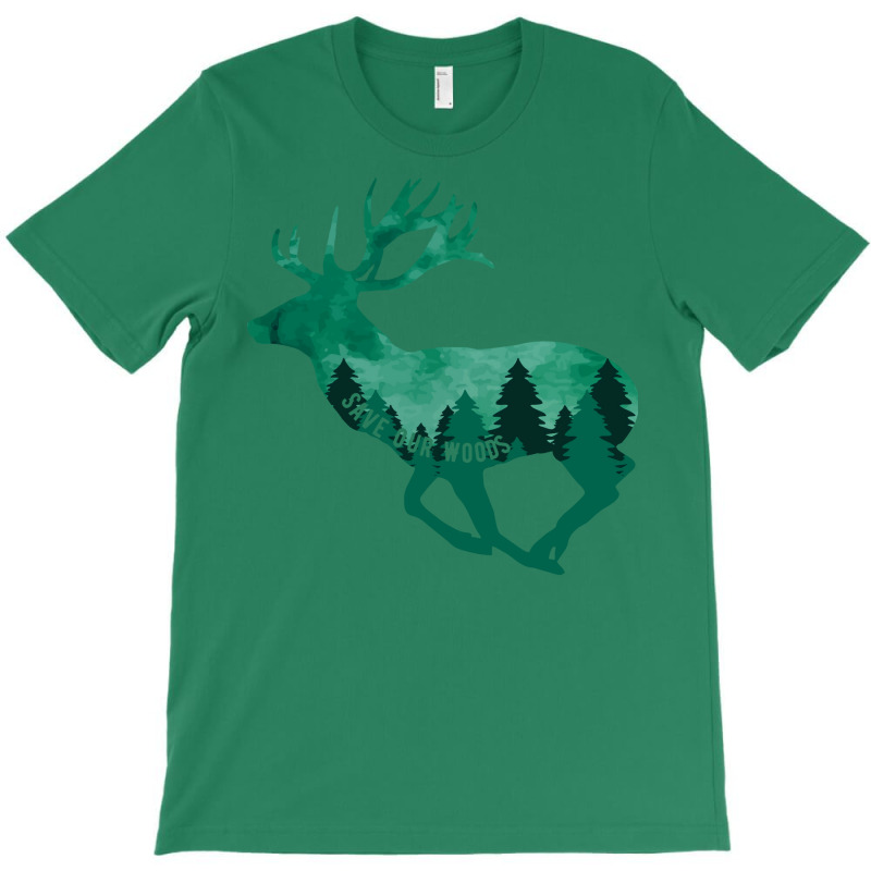 Climate Change Environmental Protection Deer Stag T-Shirt by slagicsabbagu | Artistshot