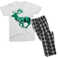 Climate Change Environmental Protection Deer Stag Men's T-shirt Pajama Set | Artistshot