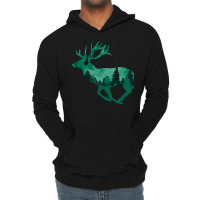 Climate Change Environmental Protection Deer Stag Lightweight Hoodie | Artistshot