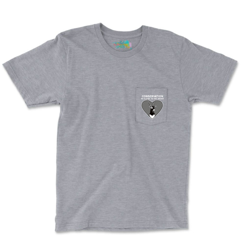 Blackbuck Conservation Heart Humor (1) (1) Pocket T-shirt | Artistshot