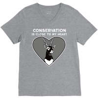 Blackbuck Conservation Heart Humor (1) (1) V-neck Tee | Artistshot