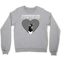 Blackbuck Conservation Heart Humor (1) (1) Crewneck Sweatshirt | Artistshot