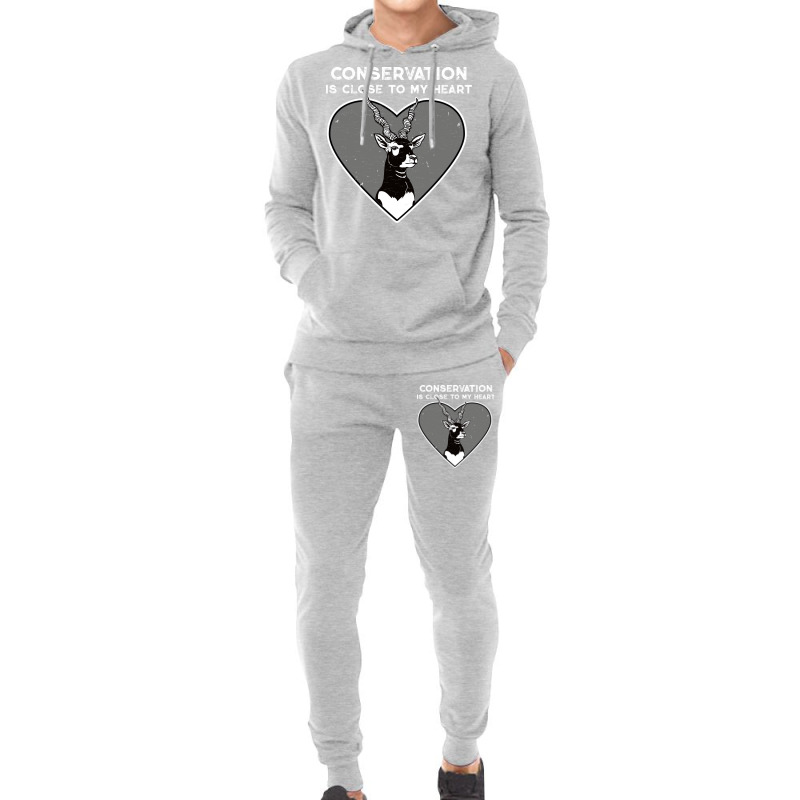 Blackbuck Conservation Heart Humor (1) (1) Hoodie & Jogger Set | Artistshot