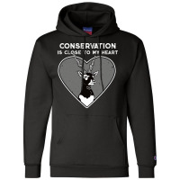 Blackbuck Conservation Heart Humor (1) (1) Champion Hoodie | Artistshot