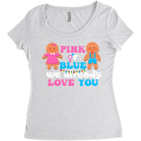 Pink Or Blue I Already Love You Gender Reveal Xmas Women's Triblend Scoop T-shirt | Artistshot