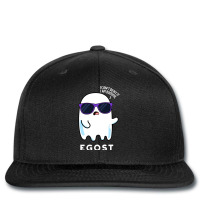 Egost Cute Halloween Ego Ghost Pun Blue Printed Hat | Artistshot